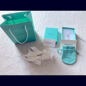 Tiffany and Co. Trefoil Key Pendant Necklace